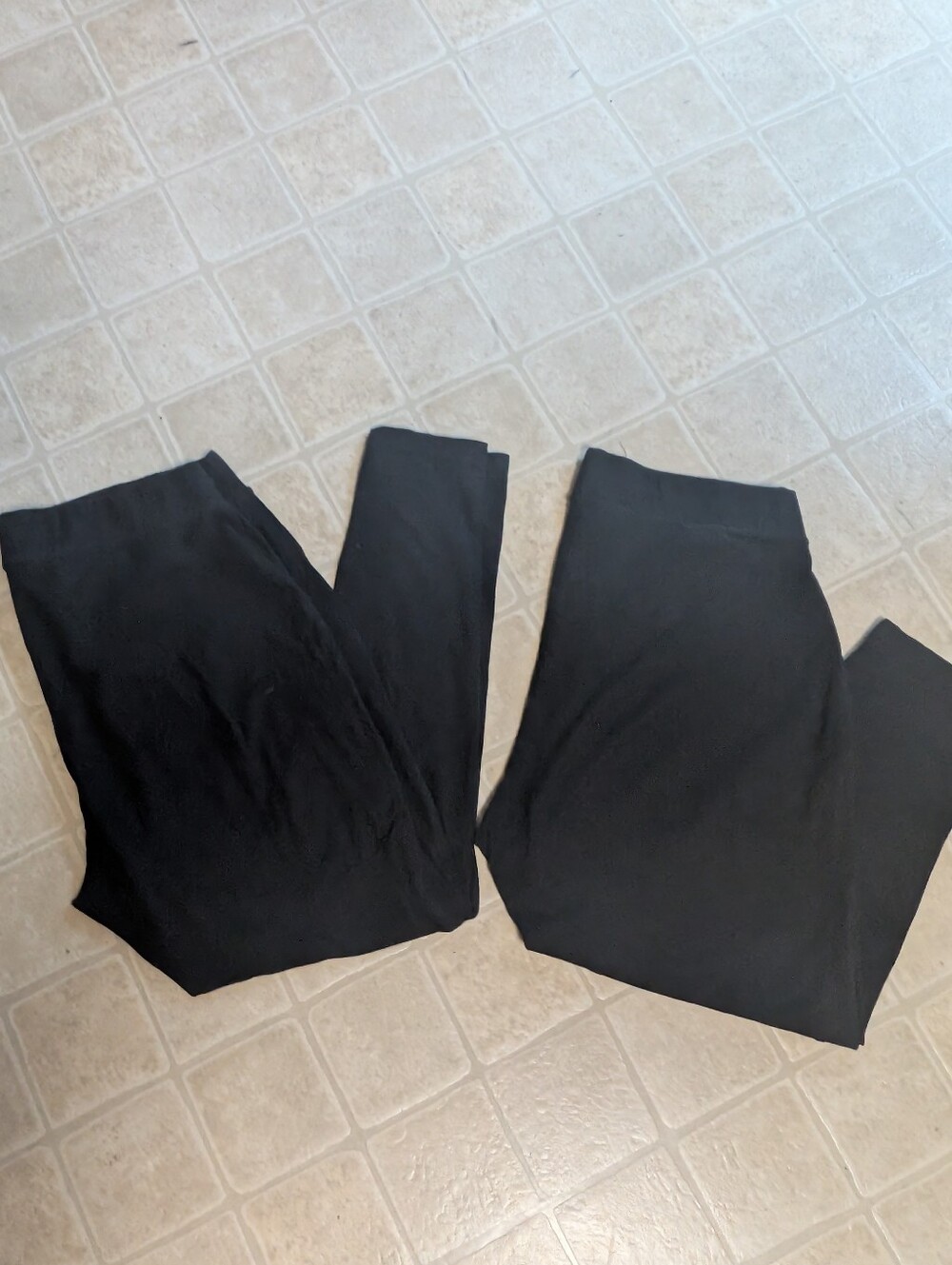 Torrid Women's Black Stretch Leggings - 2 Pair of Leggings